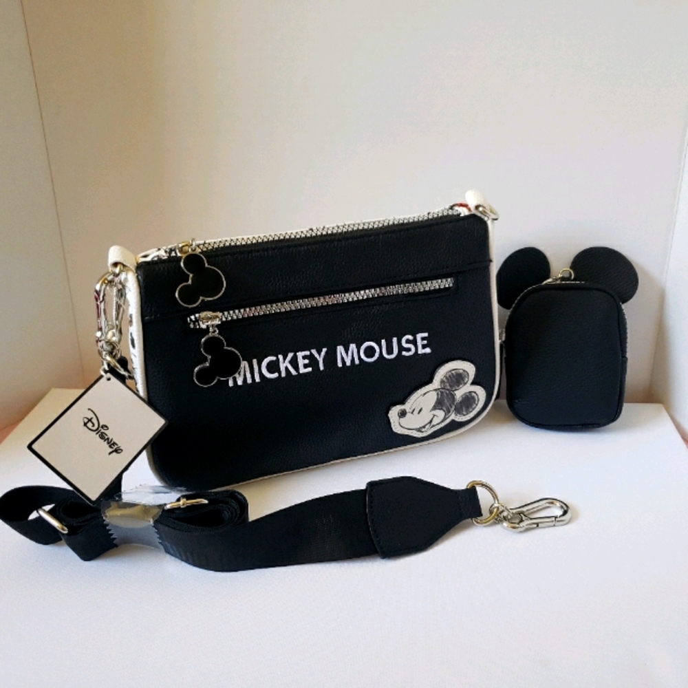 💖 Disney Mickey Mouse Sketch Crossbody Bag /Purse - Picture 4 of 7
